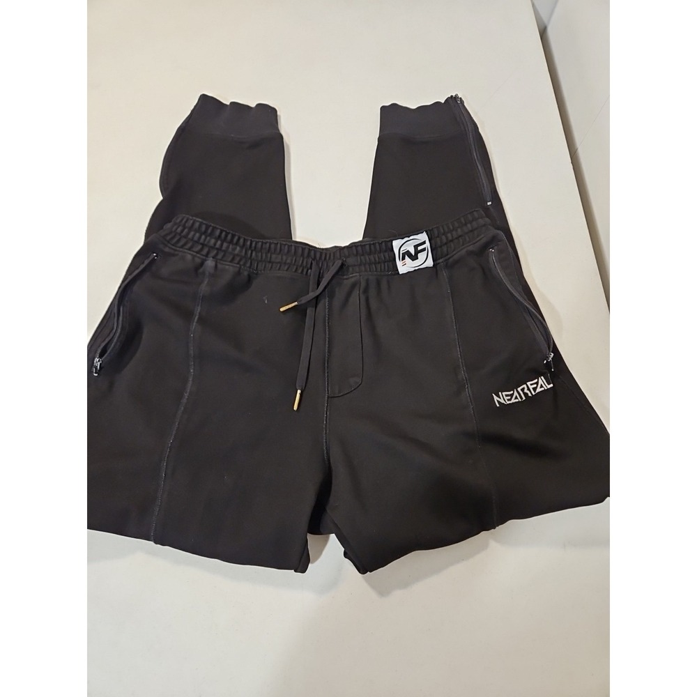 NearFall Warm Up Athletic Jogger Men's Size 2XL Black Sweatpants (1552